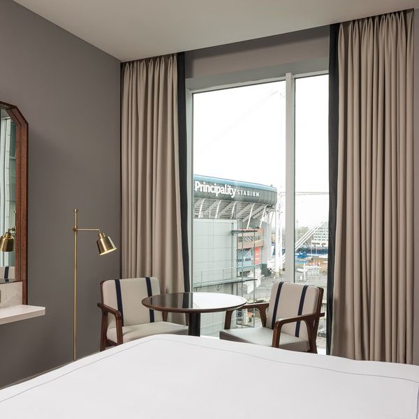 Deluxe King with Principality Stadium View