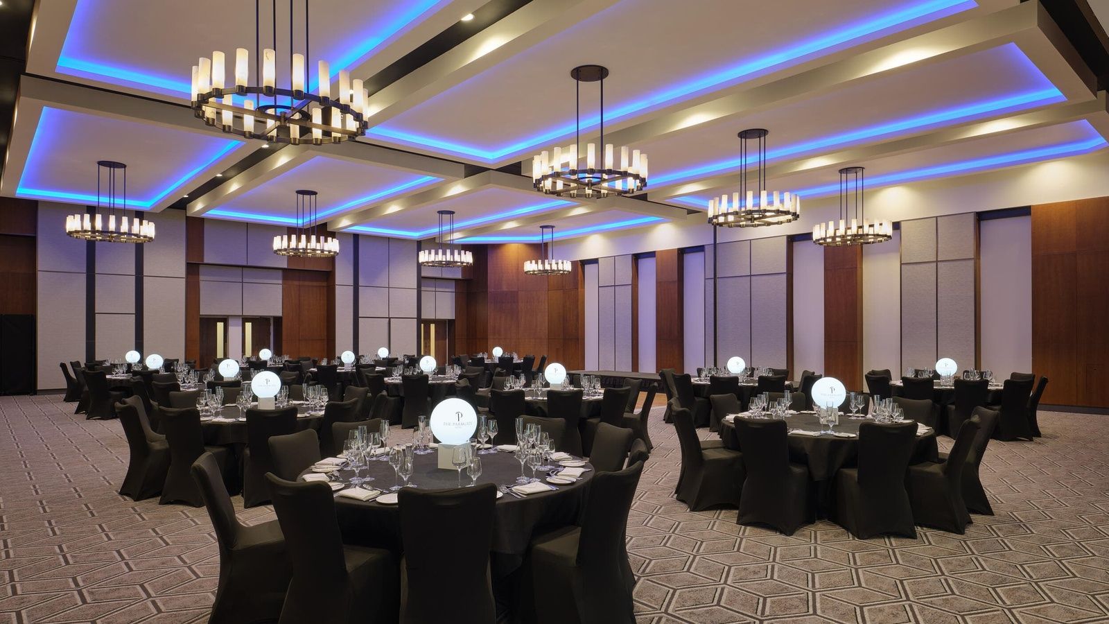 The Postmaster Suite Dinner Setup