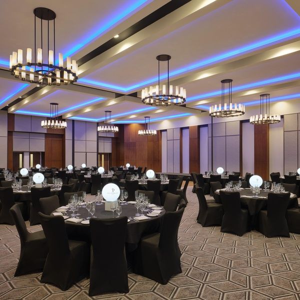 The Postmaster Suite Dinner Setup