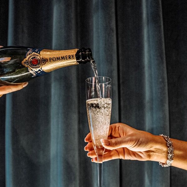 Champagne in The Sorting Room Bar