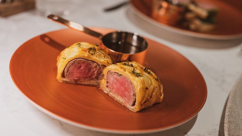 Beef Wellington at The Parkgate Hotel