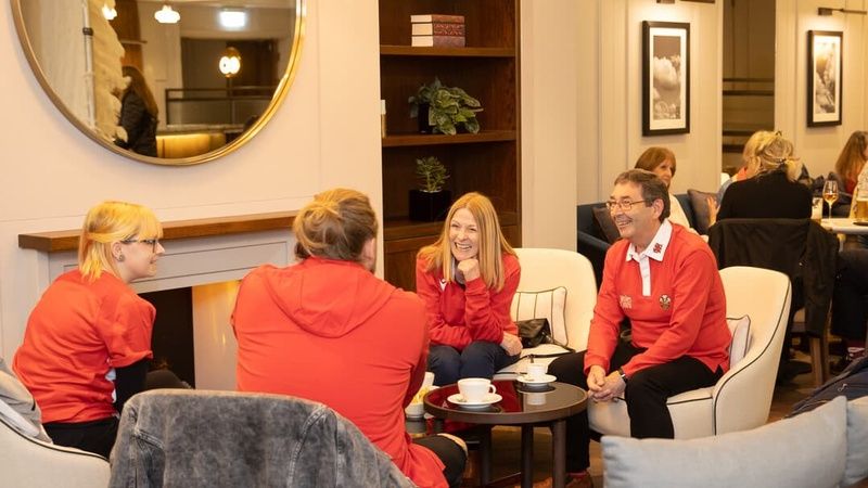 Rugby Match Day Drinks in The Cwrt Lounge