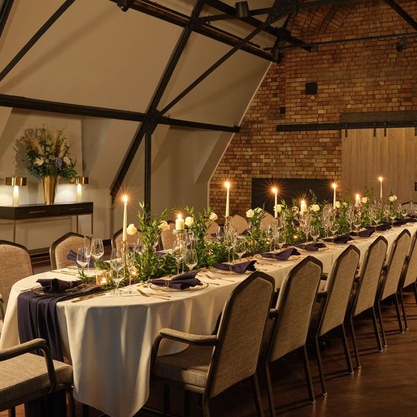 Telegraph Suite Dinner Set Up